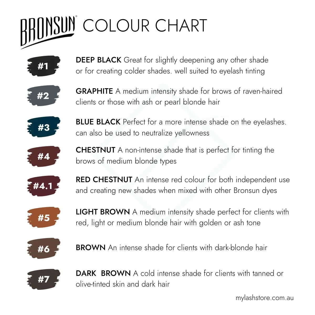 Bronsun Lash & Brow Gel Dye - #5 Light Brown