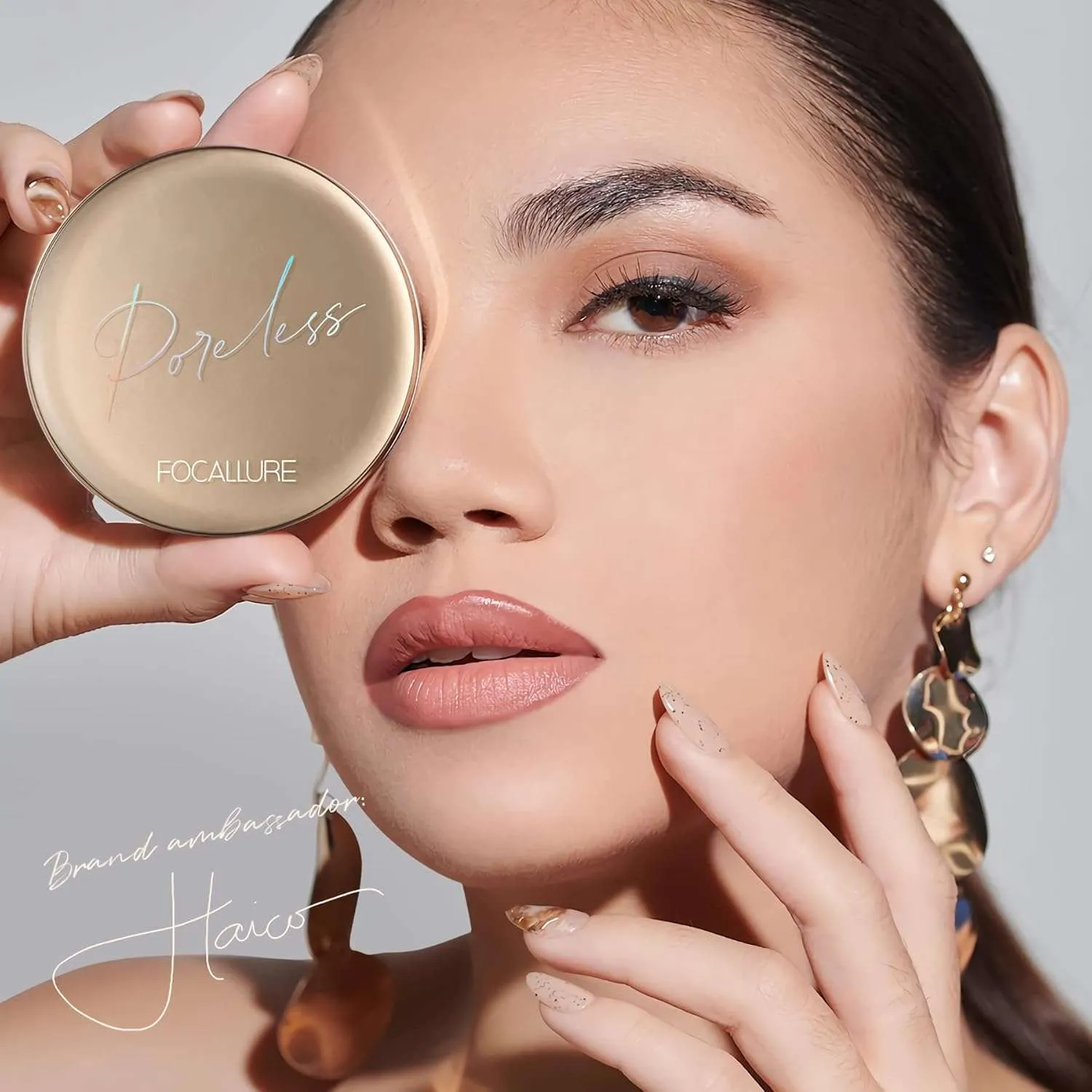 FOCALLURE Poreless BB Cushion Foundation – Full Coverage & Matte Finish