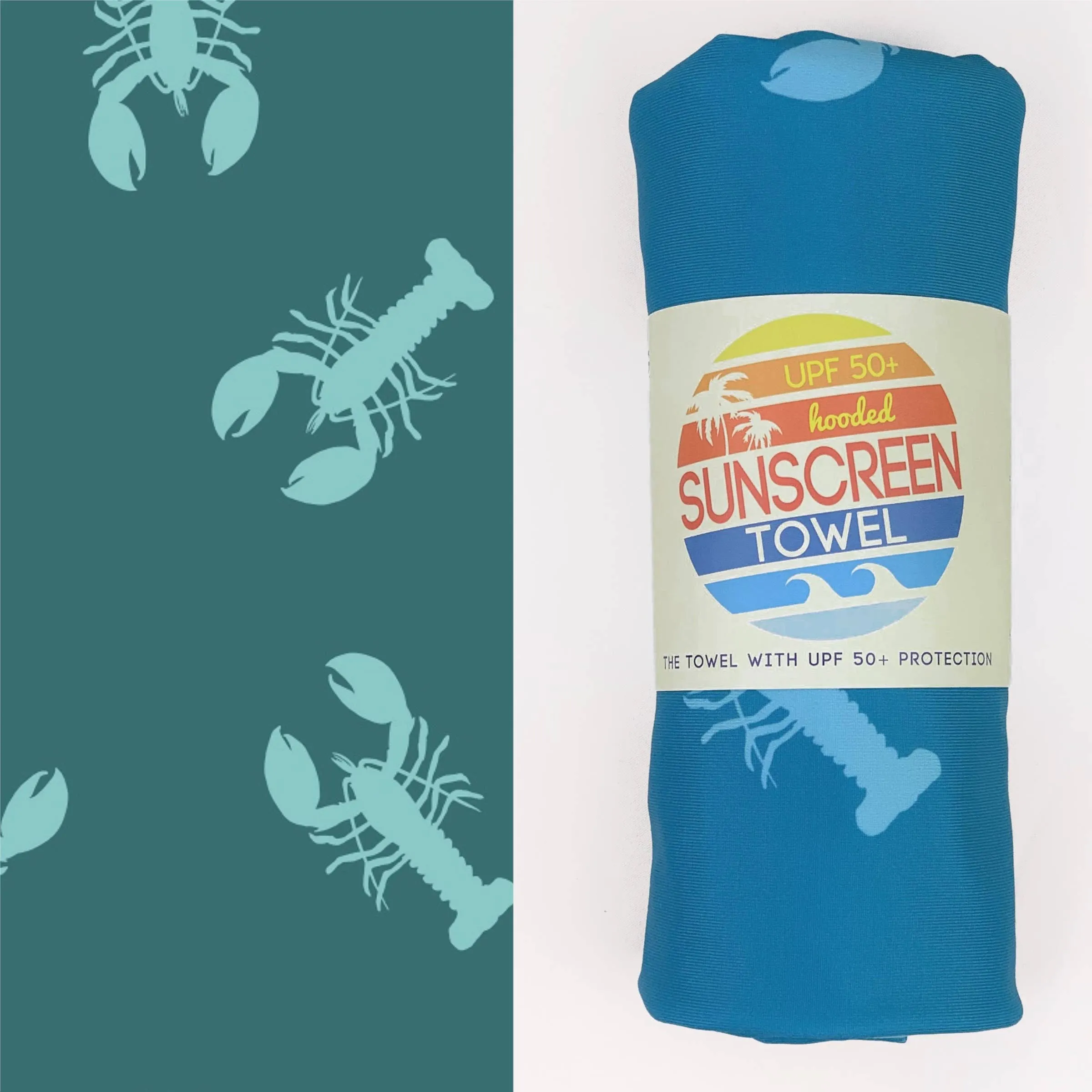 HOODED UPF 50  SUNSCREEN TOWEL
