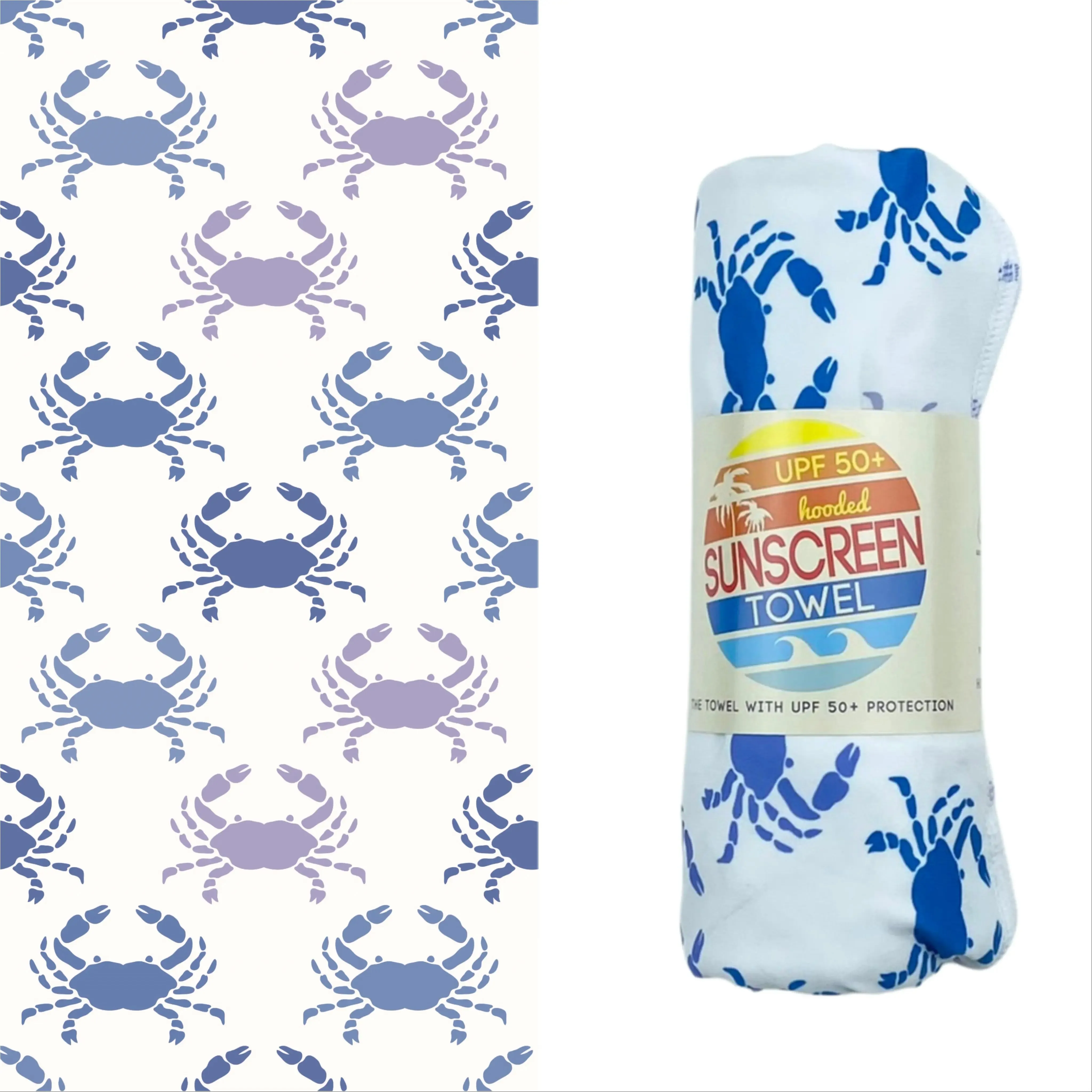 HOODED UPF 50  SUNSCREEN TOWEL