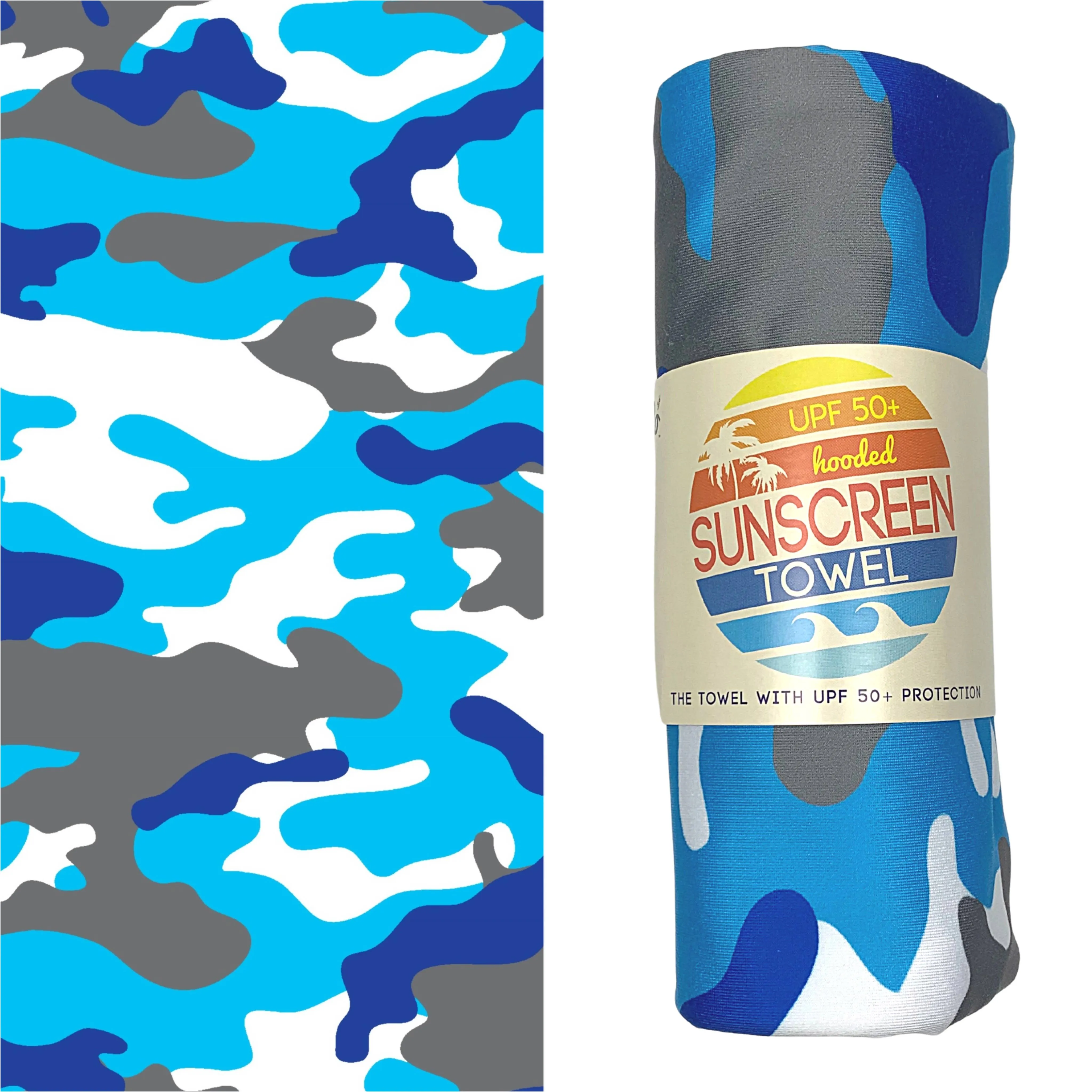 HOODED UPF 50  SUNSCREEN TOWEL