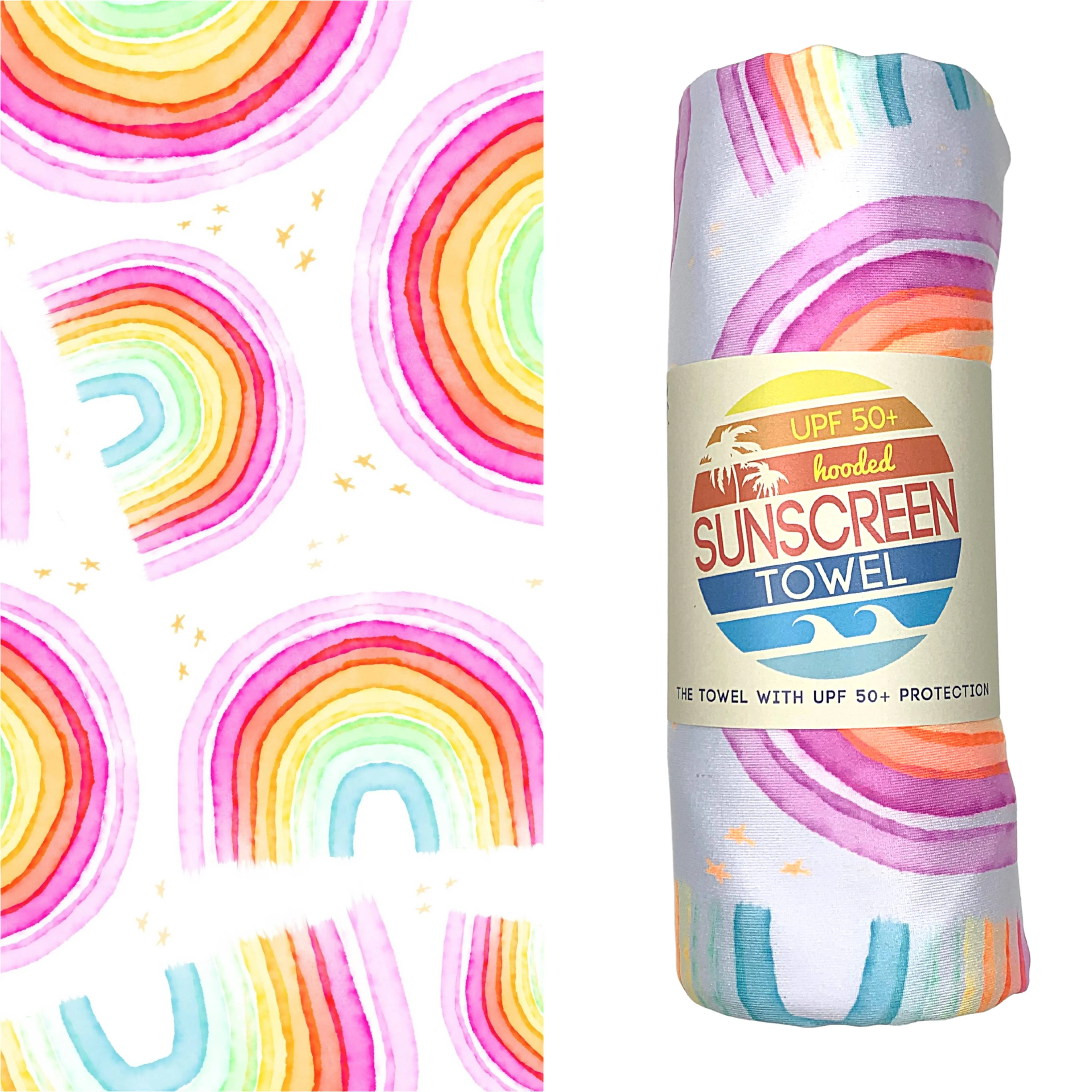 HOODED UPF 50  SUNSCREEN TOWEL