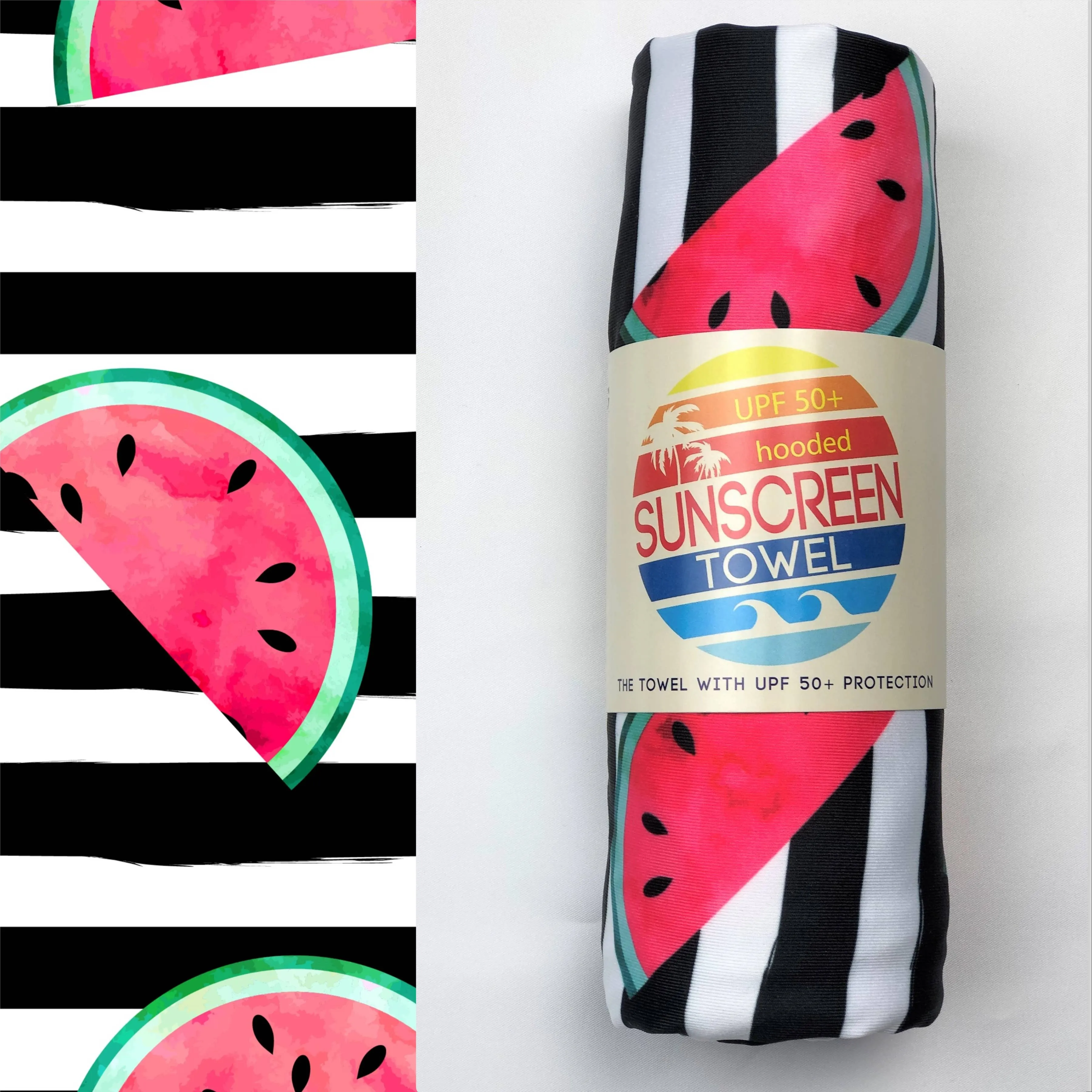 HOODED UPF 50  SUNSCREEN TOWEL