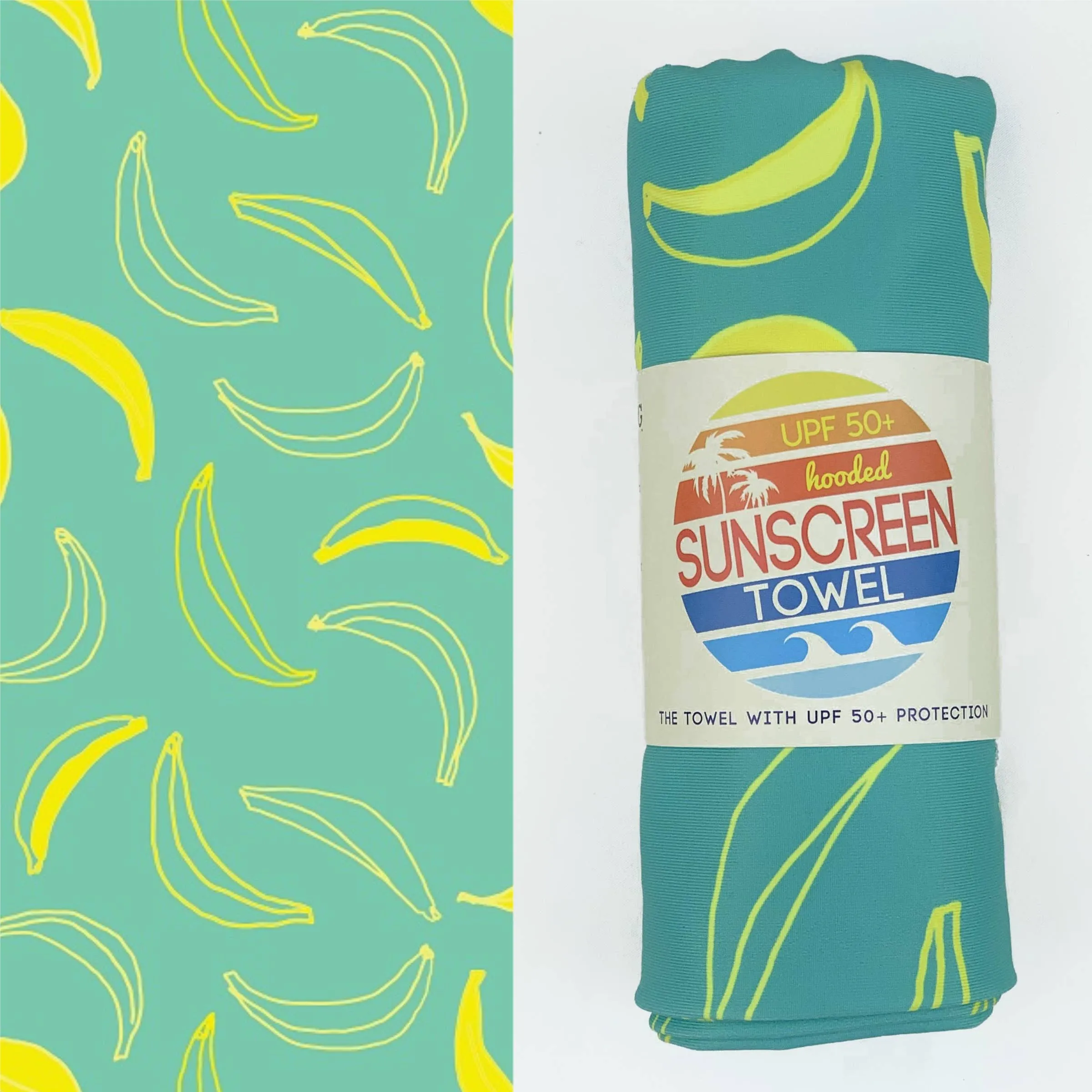 HOODED UPF 50  SUNSCREEN TOWEL