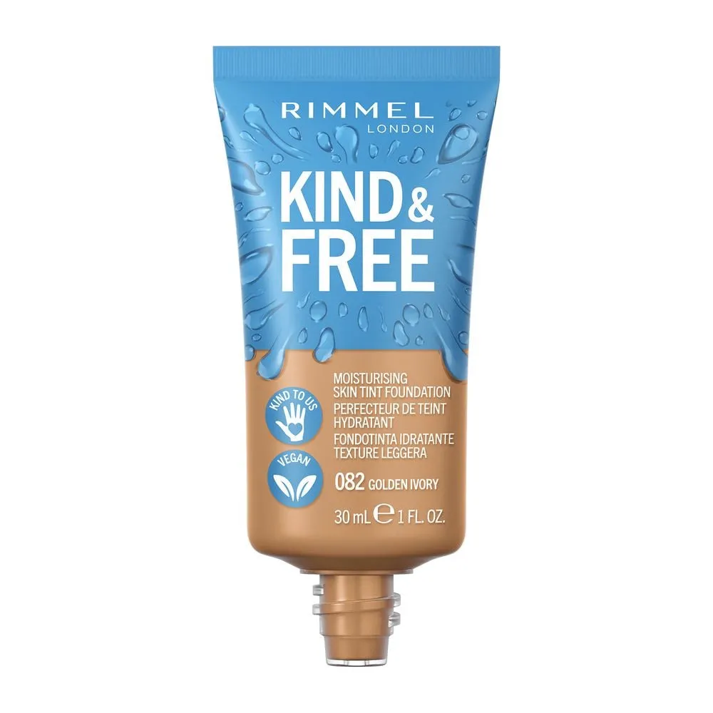 Kind & Free wegański podkład nawilżający 082 Golden Ivory 30ml