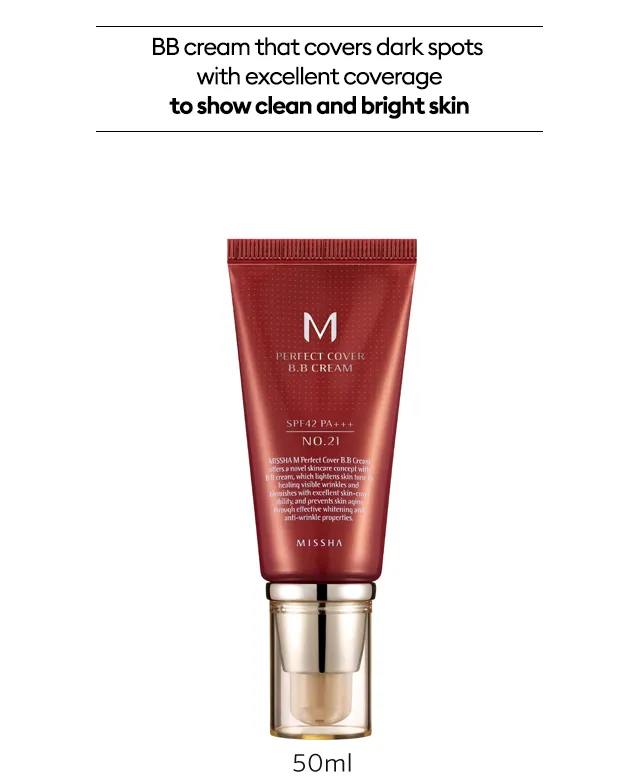 MISSHA - M Perfect Cover BB Cream SPF 42 PA    50ml