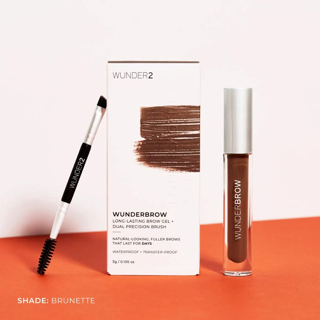 WUNDER2 Wunderbrow Waterproof Eyebrow Gel, Blonde, Vegan and Cruelty-Free